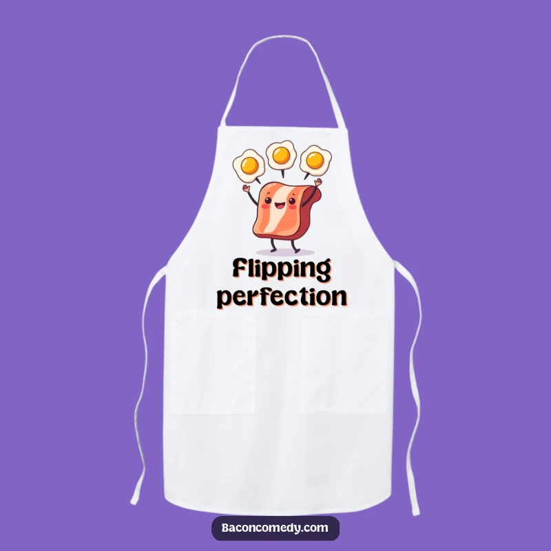 Funny Bacon Juggling Apron: Chef's Delight, Hilarious Kitchen Gear